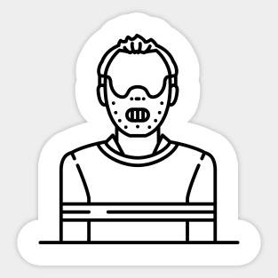 Hannibal Lecter Sticker